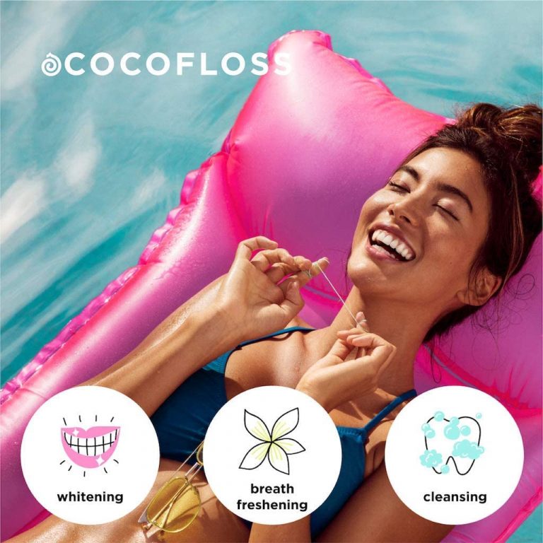 COCOFLOSS CoconutOil Infused Woven Dental Floss Coconut Dentist